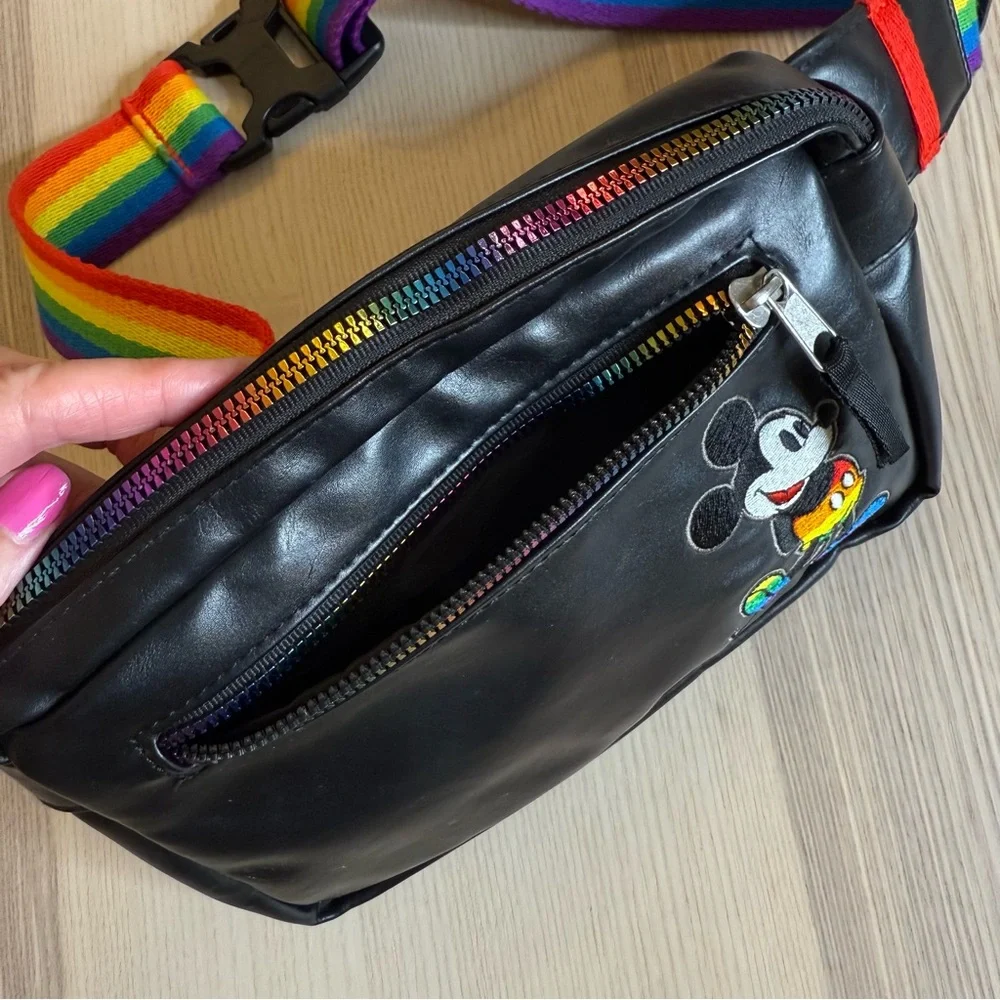 Disney Rainbow Mickey Belt Bag